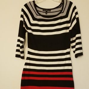 Derek Heart Bodycon Dress NWOT L